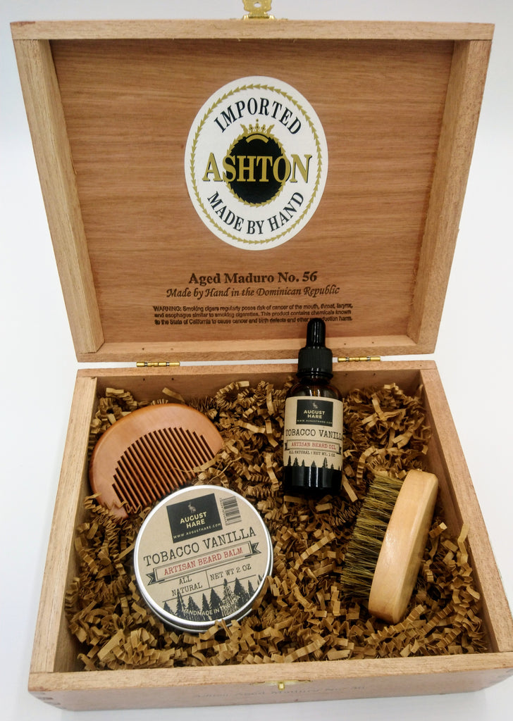 AUGUST HARE TOBACCO VANILLA BEARDCARE GIFT SET