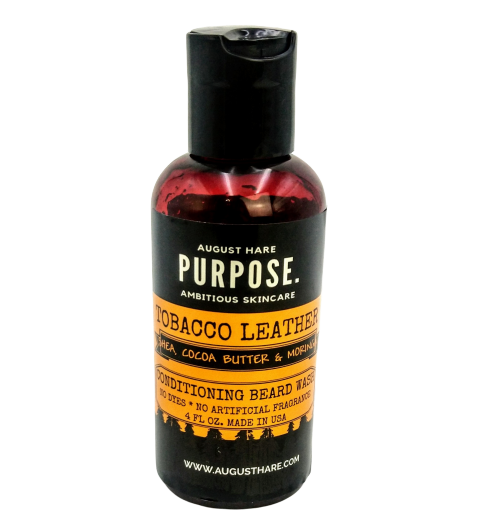 AUGUST HARE TOBACCO LEATHER CONDITIONING BEARD WASH